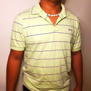 80's Tennis ball Green polo shirt